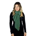 thumbnail image 1 of C.C Women's Boucle Knit Bias Cut Whipstitched Edged Long Scarf Wrap, Forest Green, 1 of 4