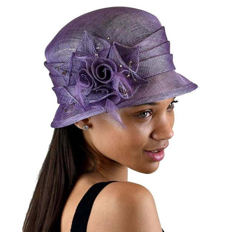 Sinamay cloche hat hotsell
