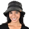thumbnail image 1 of C.C Women's Winter Faux Fur Teddy Style Reversible Fisherman Bucket Hat, Black, 1 of 3