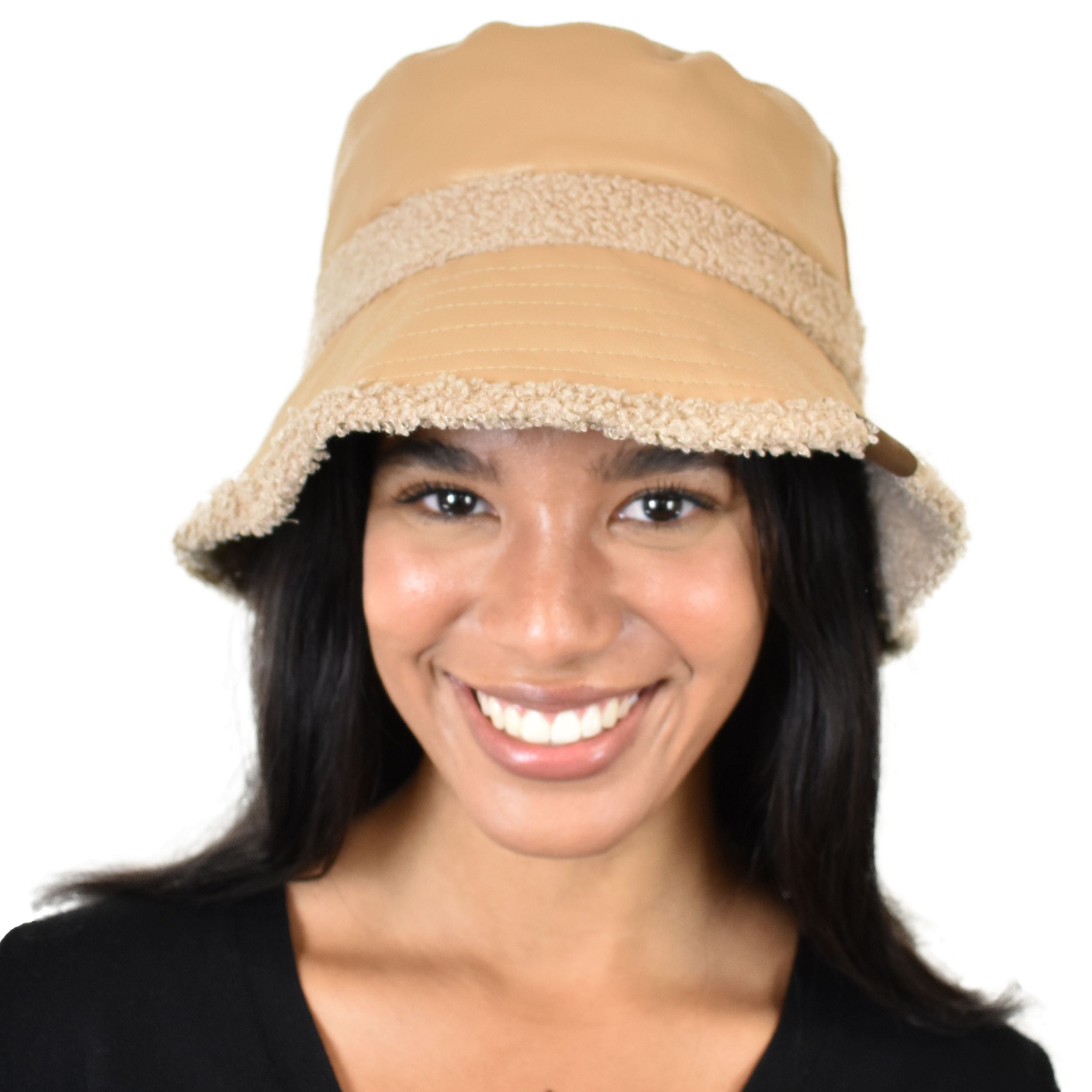 Women\'s nude flop hat Easy To Spot Bucket Hat - Nude/combo | Fashion Nova main image 2