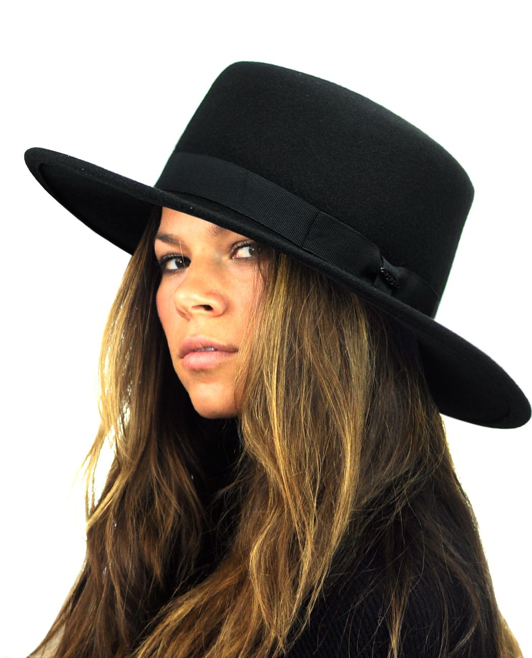 C-C-Wool-Wide-Brim-Porkpie-  display picture 3