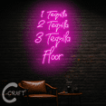 thumbnail image 1 of C-CRAFT 123 Tequila Floor Neon Led Lights 33 inch for Tequila Cocktail Bar Pub Decor, 1 of 5