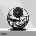 thumbnail image 1 of C-CRAFT Art Teacher Metal Modern Desk Clock 10 inch for Home Office Living Room Decor, 1 of 1