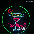 CCRAFT Cocktail Bar Neon LED Light Acrylic Wall Decorations For Bar