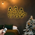 thumbnail image 1 of C-CRAFT Custom Duck Christmas LED Metal Sign, Unique Wall Art for Home Decor and Gift Idea, 1 of 5