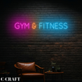 thumbnail image 1 of C-CRAFT Gym & Fitness Wall Art Led Light Neon Sign For Gym Fitness Club Decor, 1 of 4