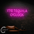 thumbnail image 1 of C-CRAFT It's Tequila O'Clock Neon Light Led Sign 30 inch for Bar Pub Wall Art Decor, 1 of 4