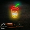 thumbnail image 1 of C-CRAFT Mama Needs Coffee Neon Led Light Up 27 inch for Coffee Shop Kitchen Wall Decor, 1 of 5