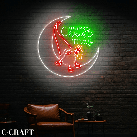 C-CRAFT Mexican Chili Pepper Neon Led Light Wall Art for Mexican Restaurant Decor