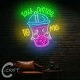 thumbnail image 1 of C-CRAFT Talk Dirtea To Me Neon Led Light Up 30 inch for Boba Milk Tea Shop Wall Decor, 1 of 5