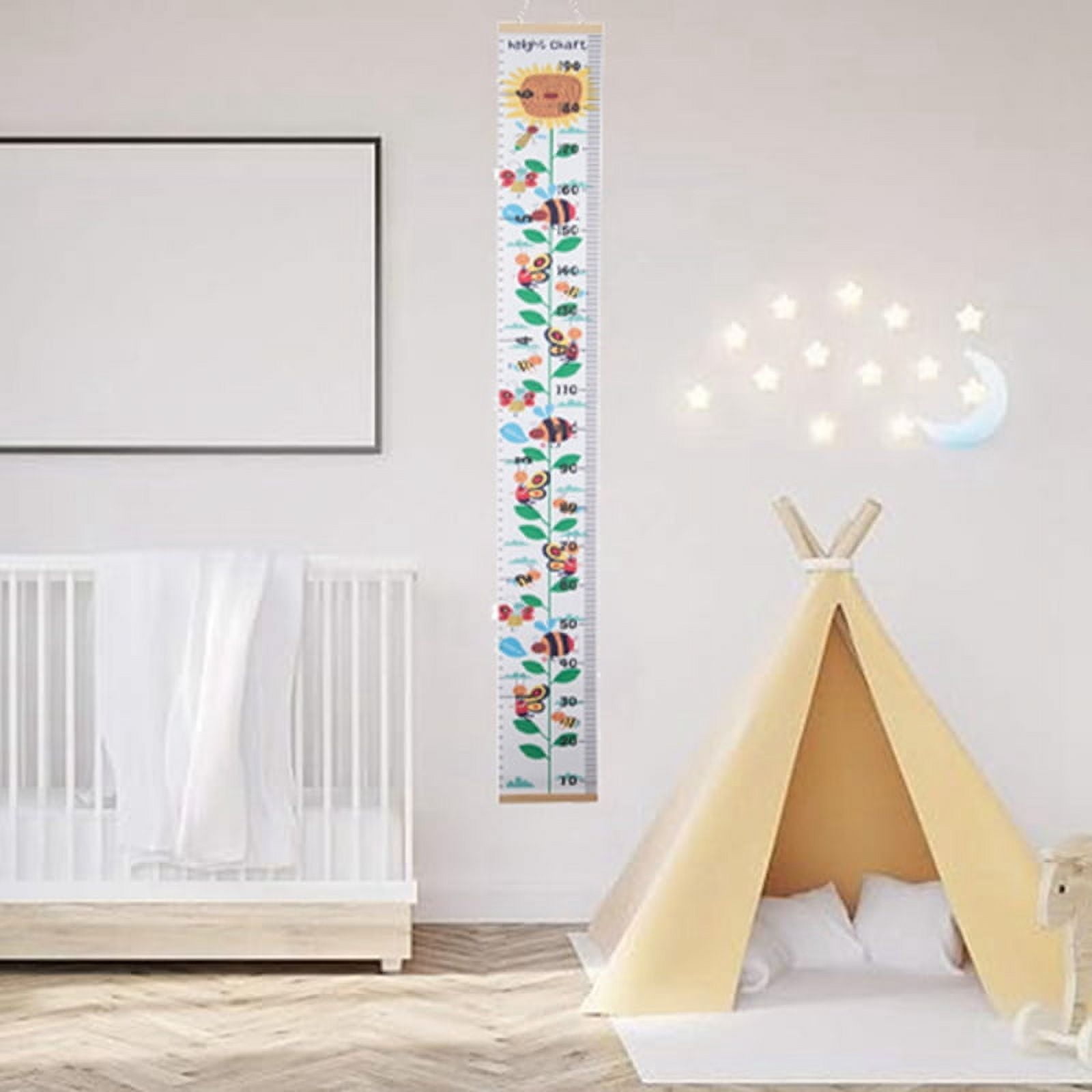 C Canvas Growth Chart for Kids Unisex Kids Room Wall Decor Measuring