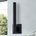 thumbnail image 1 of C Cattleya 1-Light Matte Black Dimmable LED Outdoor Wall Light with Frosted Glass Diffuser, 1 of 8