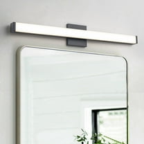 C Cattleya 29.75in Matte Black LED Vanity Bar Light Indoor Wall Sconce with Acrylic Shade