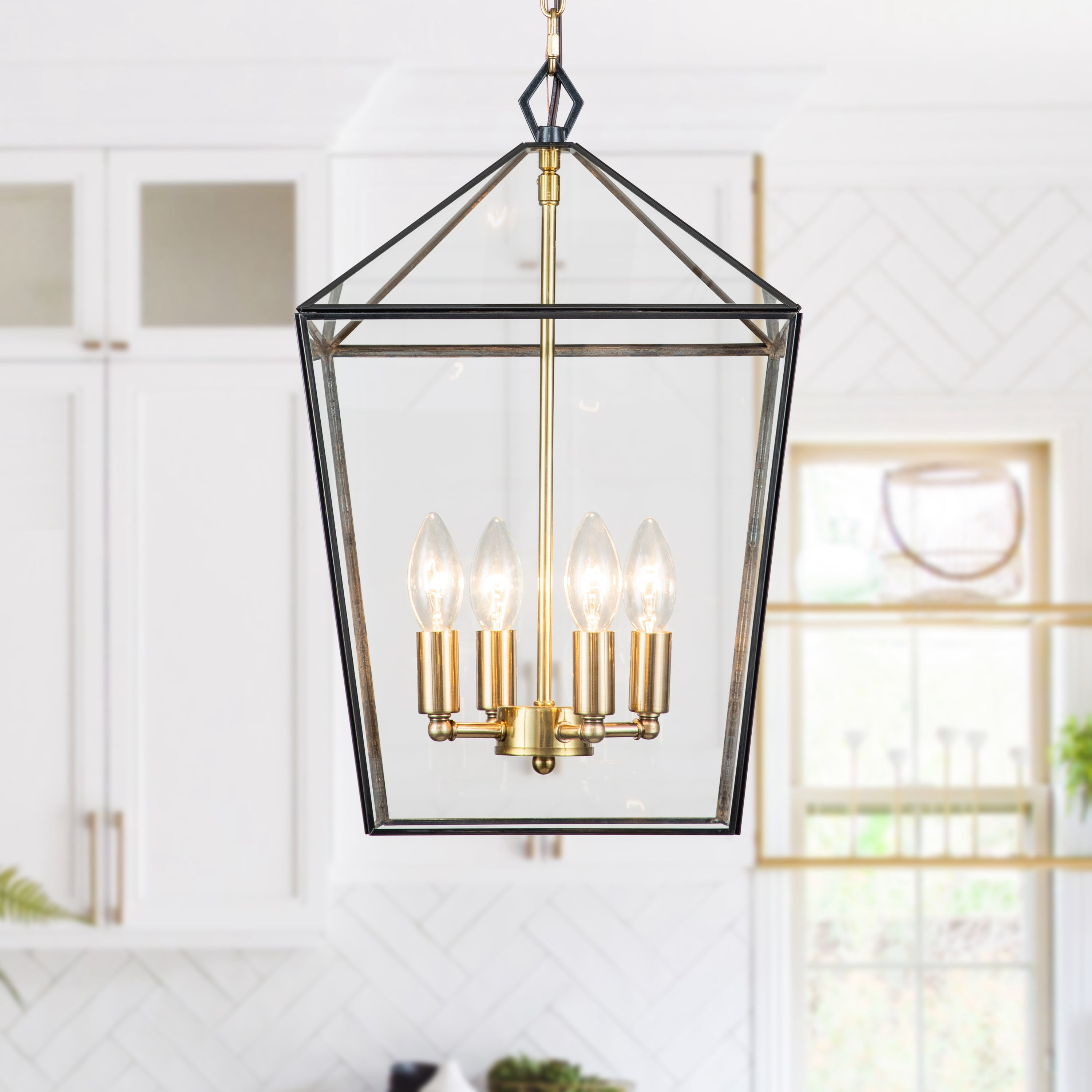 Lantern style sale ceiling light