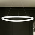 thumbnail image 1 of C Cattleya 48W White Aluminum Dimmable LED Pendant Light, 1 of 6