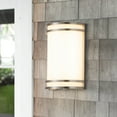 thumbnail image 1 of C Cattleya  Integrated LED Brushed Nickel/Oil-rubbed Bronze Indoor Wall Light with Acrylic Shade Brushed Nickel Nickel Brushed, 1 of 5