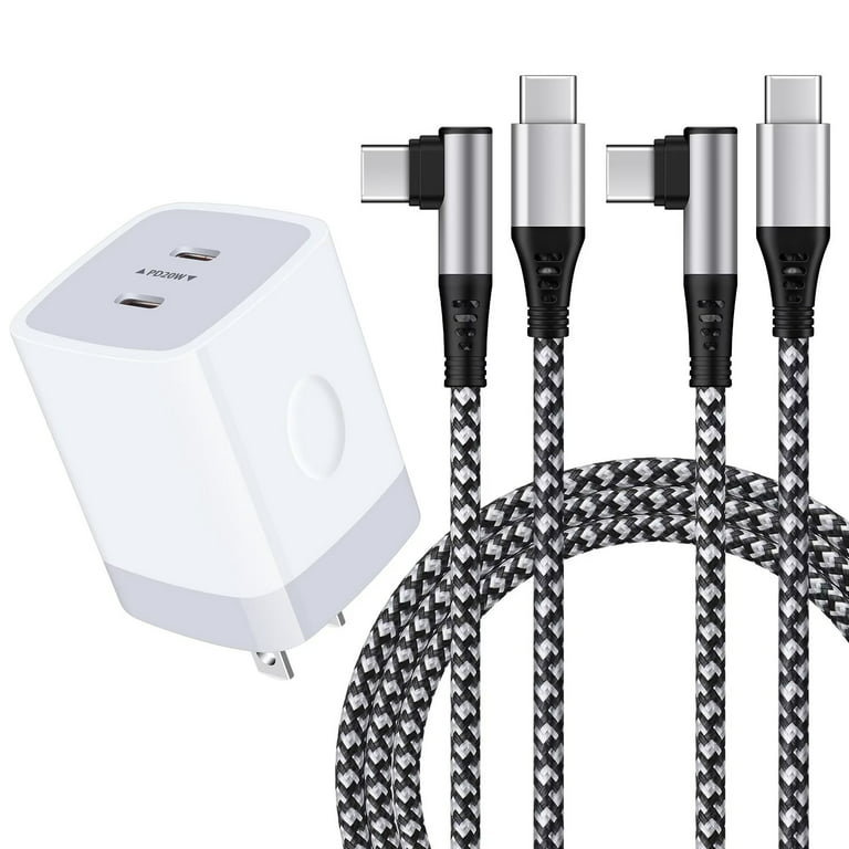 6ft USB C Charging Cable Angled 60W PD - USB-C Cables