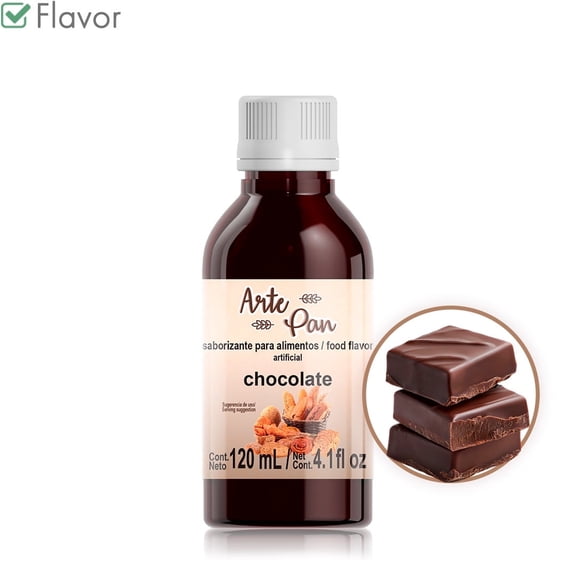 Artificial Food Flavoring - Concentrate Chocolate Arte Pan - Size:120ml