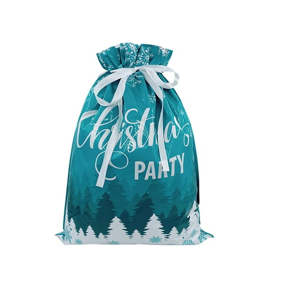 C Christmas Drawstring Candy Bag 44X57Cm Fabric Material For Gift Packaging Party Favor Storage Holiday Decoration Reusable