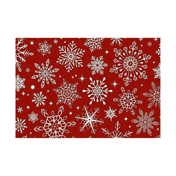 C Christmas Placemat Table Mat Holiday Home Living Room Dining Decoration Set Of 4 18X12Inch