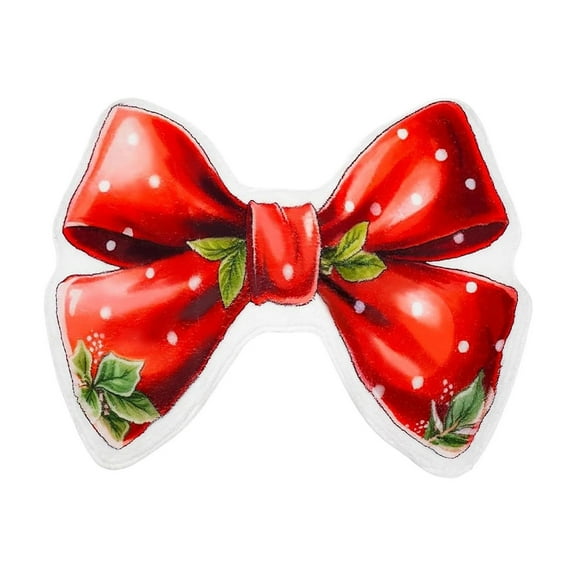 C Christmas Tree Bath Rug Fluffy Absorbent Washable Soft Thick Non Slip Bathroom Mat For Living Room Bedroom Kitchen Holiday Home Decor Green 60X60In