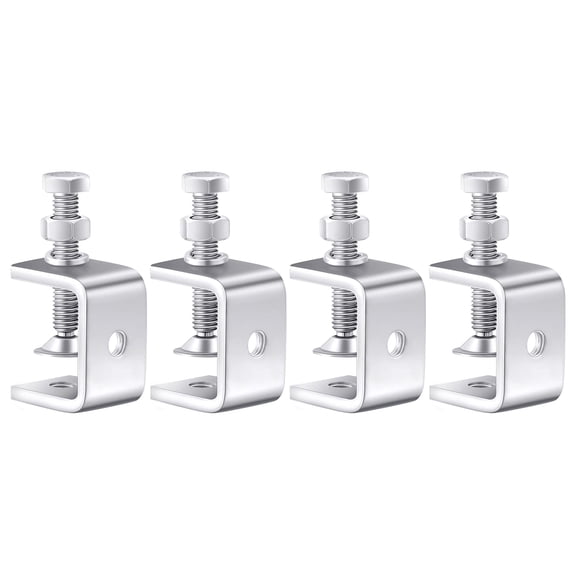 C-Clamp 4Pcs C Clamp Set for Woodworking, Welding, and Building,30mm 1.2inch Jaw Opening,Throat Depth 28mm