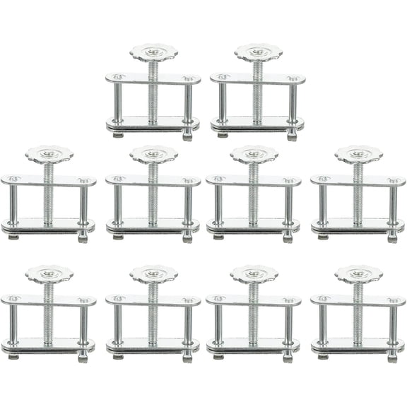 C Clamp Flow Control Tubing Clamps, Pipe Clamp Adjustable Swivel Screw Laboratory Pinch Valve Flow Control Hose Clamp for Lab, 10pcs