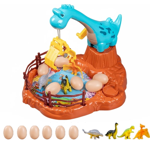 C Clip Doll Early Education Puzzle Mini Doll Plastic Material Model C With 6 Dinosaur Eggs And 4 Dinosaurs For Kids Learning And Fun Play