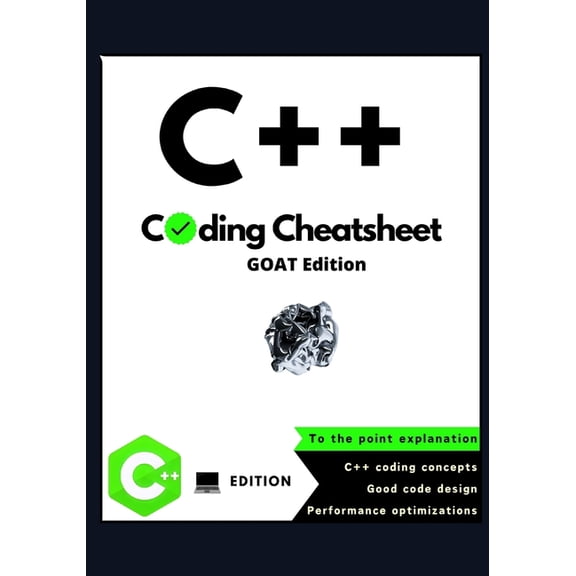 C++ Coding Cheatsheet: Goat edition, (Paperback)