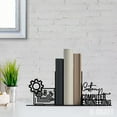 thumbnail image 1 of C-Craft Stainless Steel Computer Engineering Bookend, Adjustable, 5 Inch for Home Office, 1 of 5