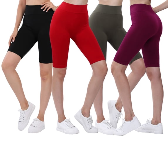 C Crush Biker Shorts for Women High Waist Seamless Workout bike Shorts-Yoga Shorts-Womens Running Shorts Tummy Control Shorts