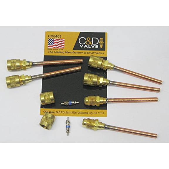 C&D Copper Tube Access Valve 3/16 CD8403 Package of 6$$Plumbing & HVAC