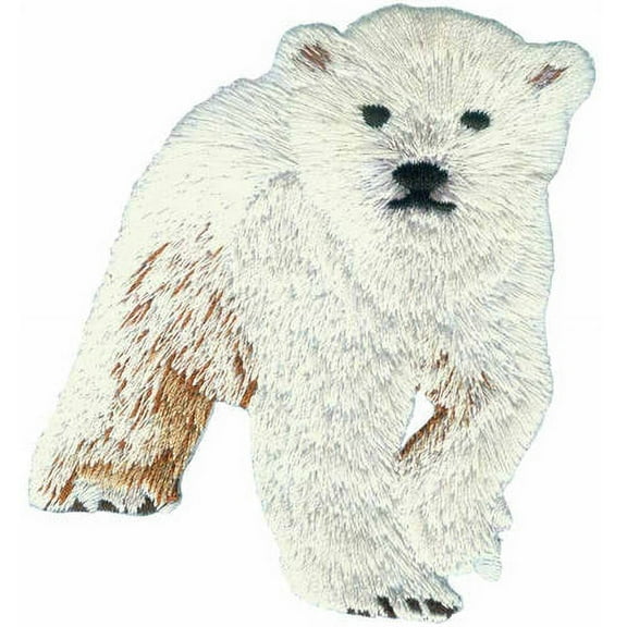 Patch - Animals - Polar Bear Cub Iron On Gifts New Licensed p-3952