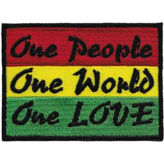 C&D Visionary Application Reggae One Love, People, World Patch,Black