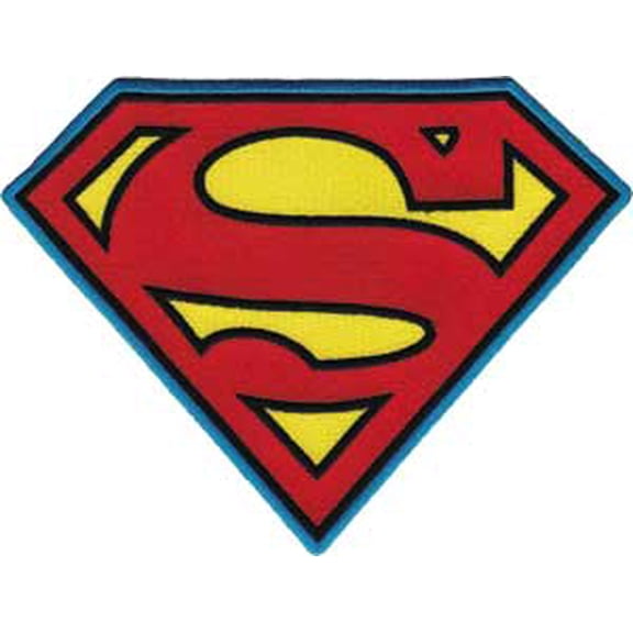 Patch - DC Comic - Superman Oversize Iron On 6" Licensed Gifts Toys p-dc-0002-x