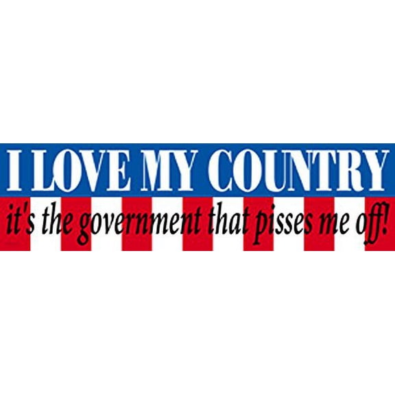 C&D Visionary Generic Love My Country Sticker (S-6045)