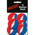 C&D Visionary Grateful Dead Bolt 1.25" Button (6Piece)