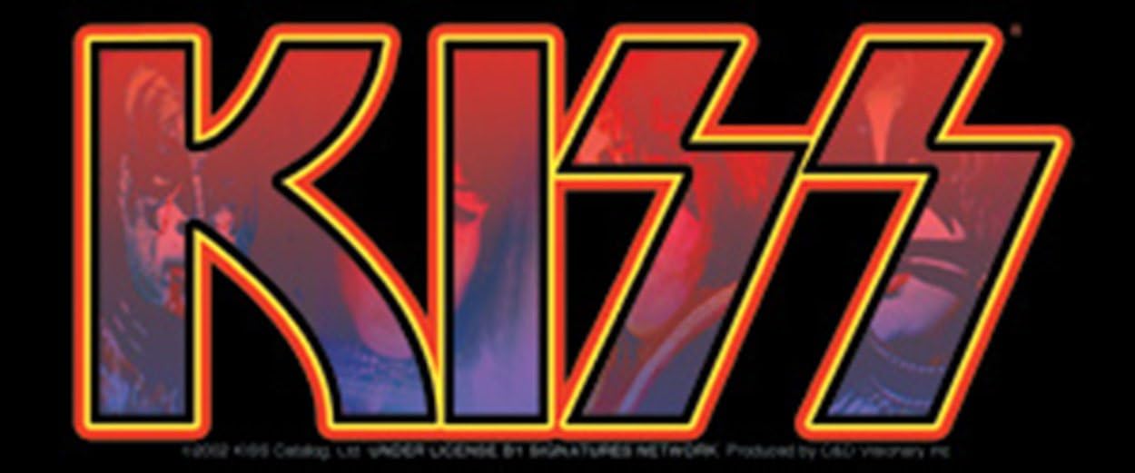 C&D Visionary Licenses Products Kiss Logo Sticker