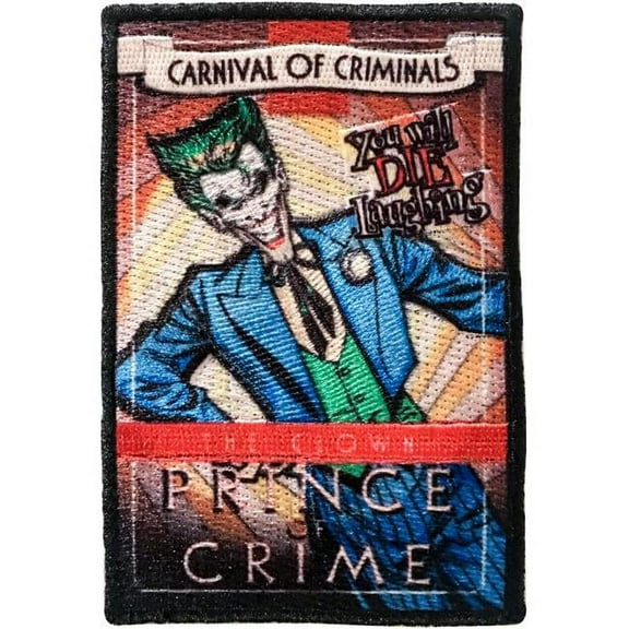 C & D Visionary P-DC-79 Joker -Patch DC Comics