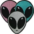 thumbnail image 1 of C&D Visionary P-DSX-4823 DSX Aliens Cute Assorted 3 Pack Patch Multi Color, 1 of 1