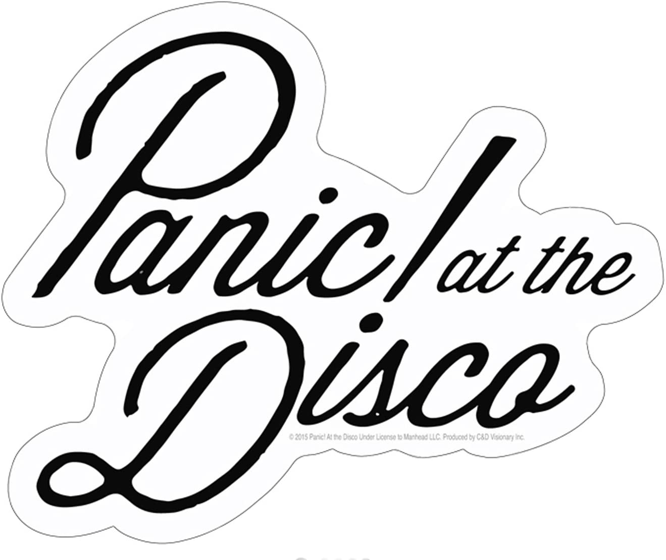 C&D Visionary Panic at The Disco Logo Sticker