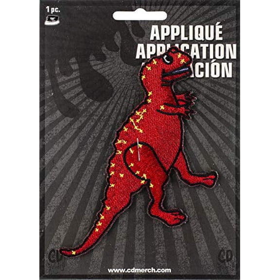 C&D Visionary Patch-Red Dinosaur
