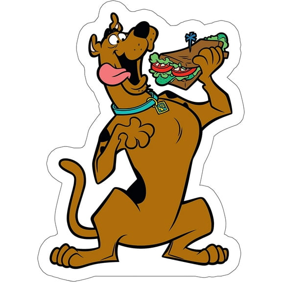 C&D Visionary Stickers-Scooby Doo - Scooby With Sandwich