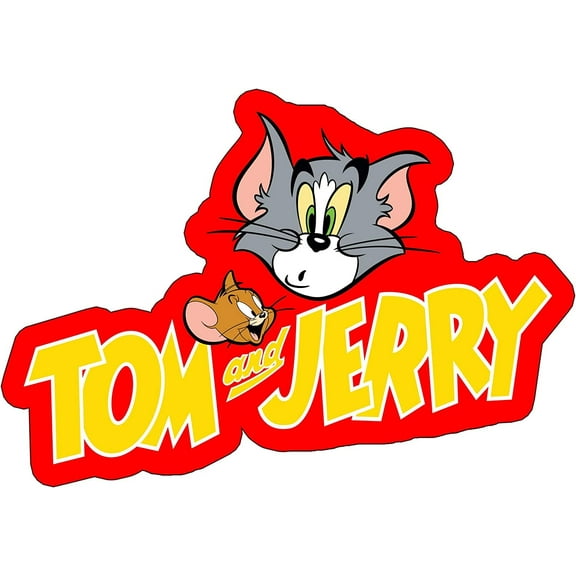 C&D Visionary Tom & Jerry Logo Sticker, Multi-Colored