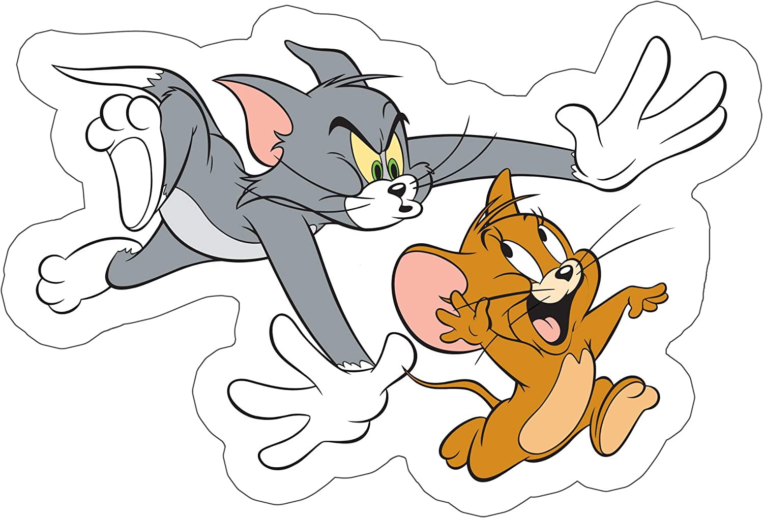 Tom & Jerry Wallpaper 4K, TV series, Tom cat, Jerry mouse