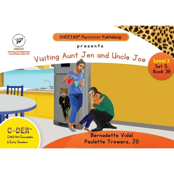 C-DER (Cheetah Decodable & Early Readers) Set 5, Book 38, Visiting Aunt Jen and Uncle Joe, (Paperback)