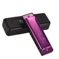 thumbnail image 1 of of C Diatonic Harmonica Mouthorgan with ABS Reeds Mirror Surface Design 10 Holes Blues Harmonica Perfect for Beginners Professional Students Kid Purple, 1 of 6
