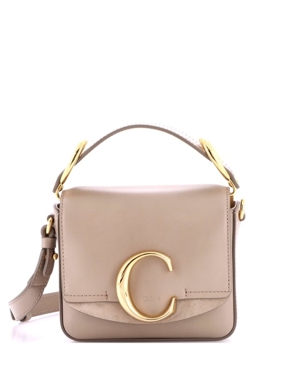 C Double Carry Bag Leather Mini By Rebag