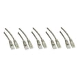thumbnail image 1 of C&E 5 Pack, Cat5e Ethernet Patch Cable, Snagless/Molded Boot, 6 Inch, Gray, 1 of 1