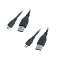 thumbnail image 1 of C&E Micro USB 2.0 Cable, Black, Type A Male / Micro-B Male, 1.5 foot - 2 Pack, 1 of 1